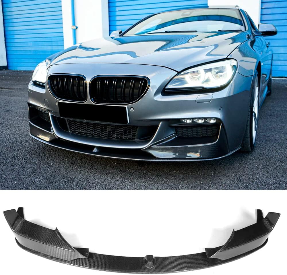 Amazon.com: Carbon Fiber Front Bumper Lip for BMW 6 Series F06 F12 F13 ...