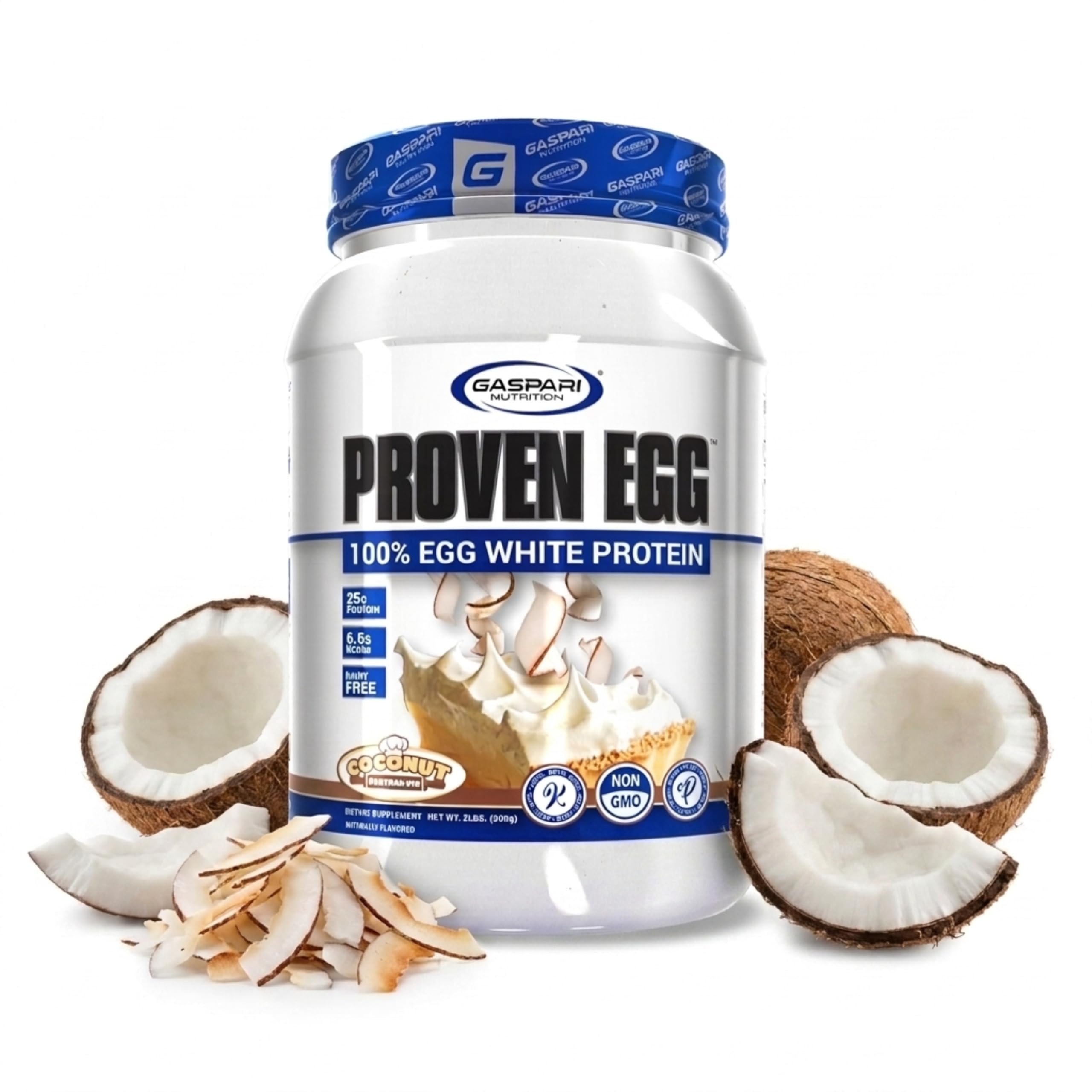 Gaspari Nutrition Proven Egg White Protein Powder, 25g Unflavored Protein Powder, 100% Egg White Protein, Dairy Free, Keto Friendly, Lactose Free, Soy Free (1lb, Unflavored) — Amazon image 13