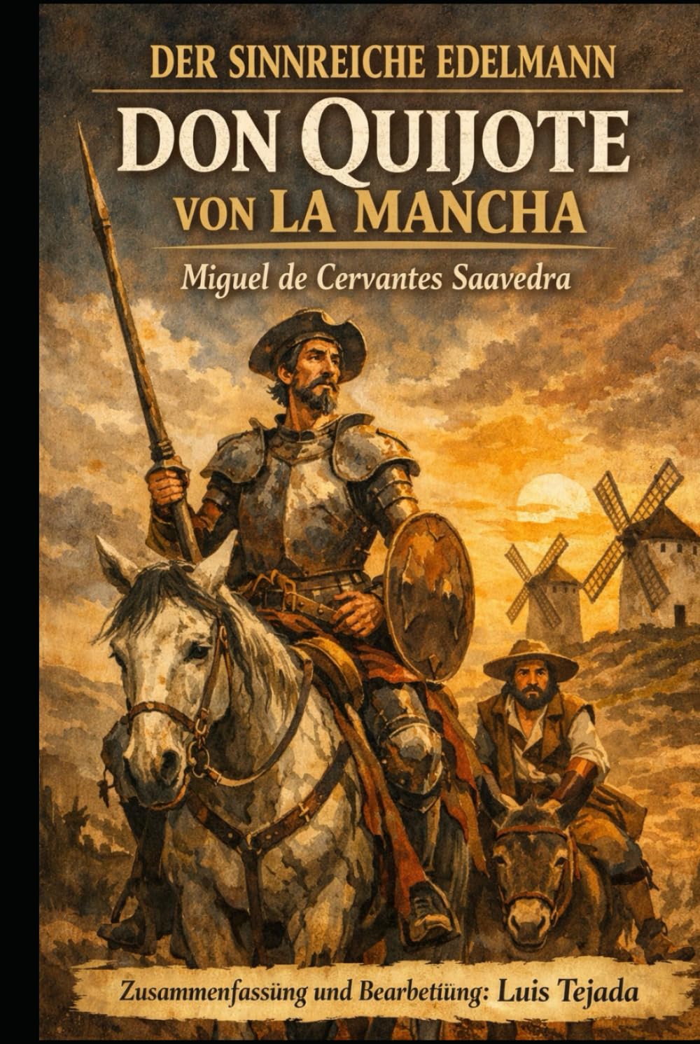 DER SINNREICHE EDELMANN DON QUIJOTE VON LA MANCHA: Miguel de Cervantes Saavedra (Literatura Universal)