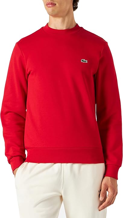 Lacoste felpa per uomo 84% cotone 16% poliestere SH9608