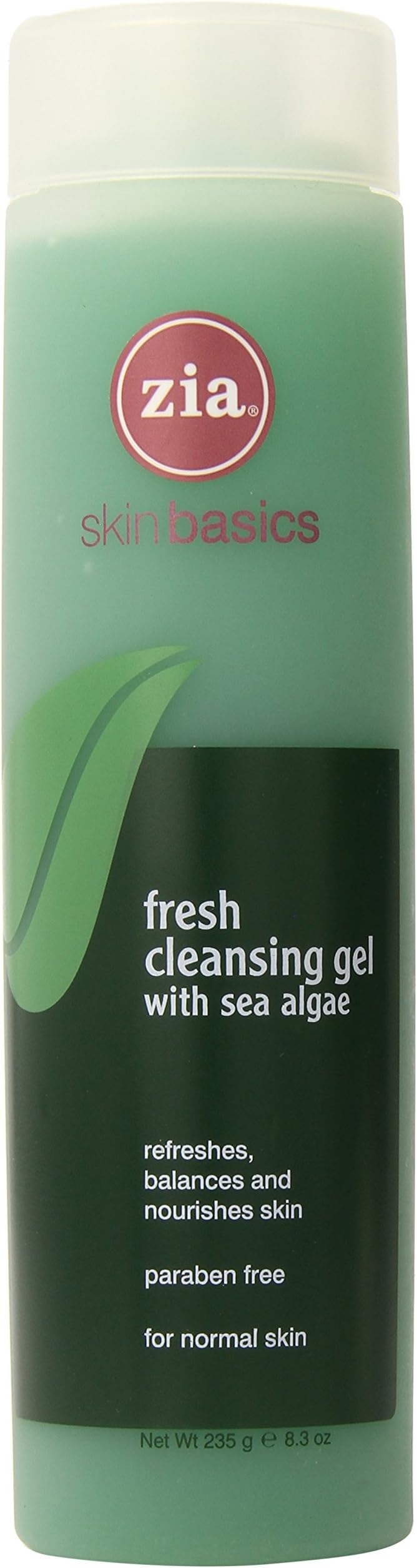 Zia Fresh Cleansing Gel with Sea Algae, 8.3 Ounce Bottle