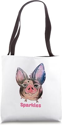 Sparkles the pig Tote Bag