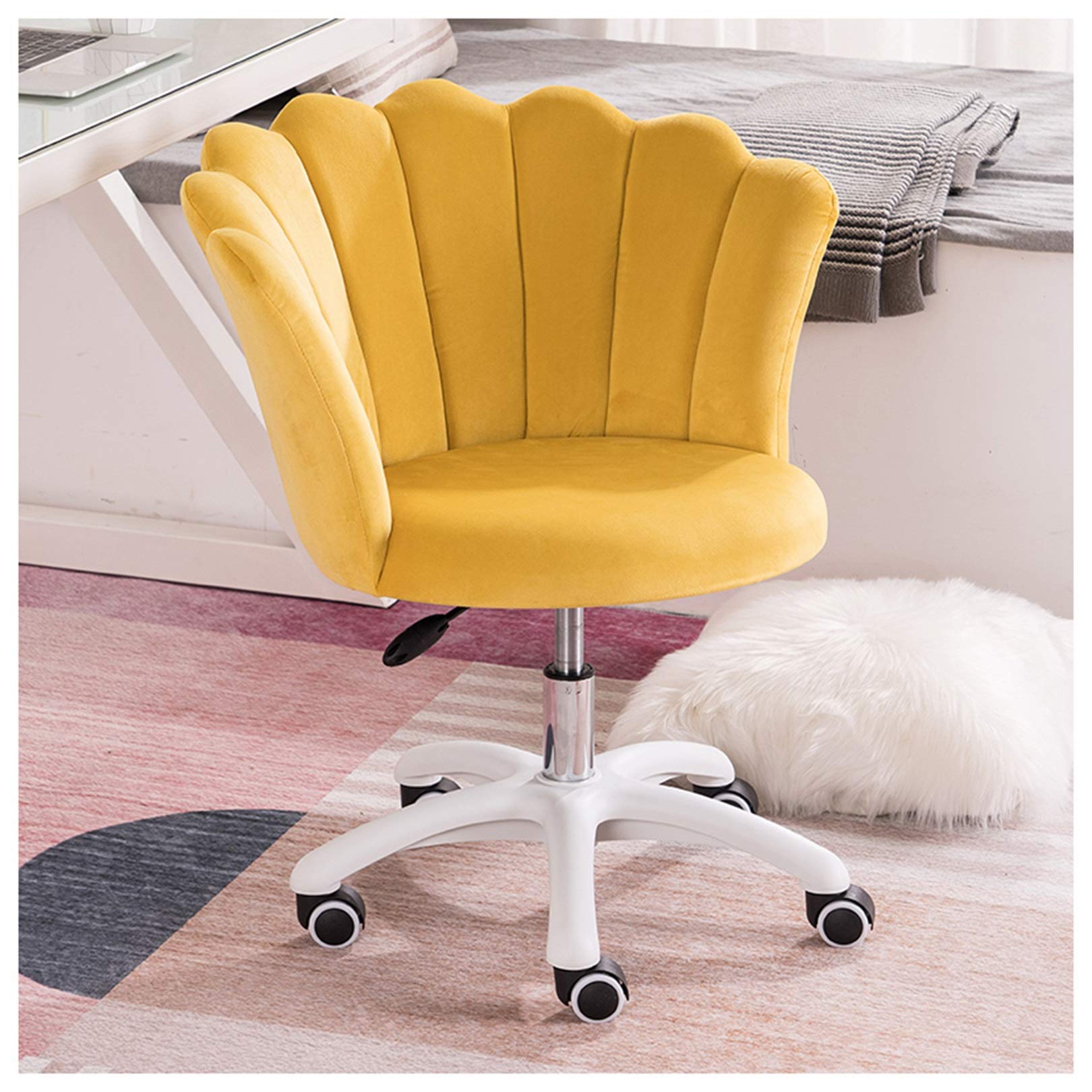 Chaise de bureau réglable haut de gamme en tissu confortable et structure robuste