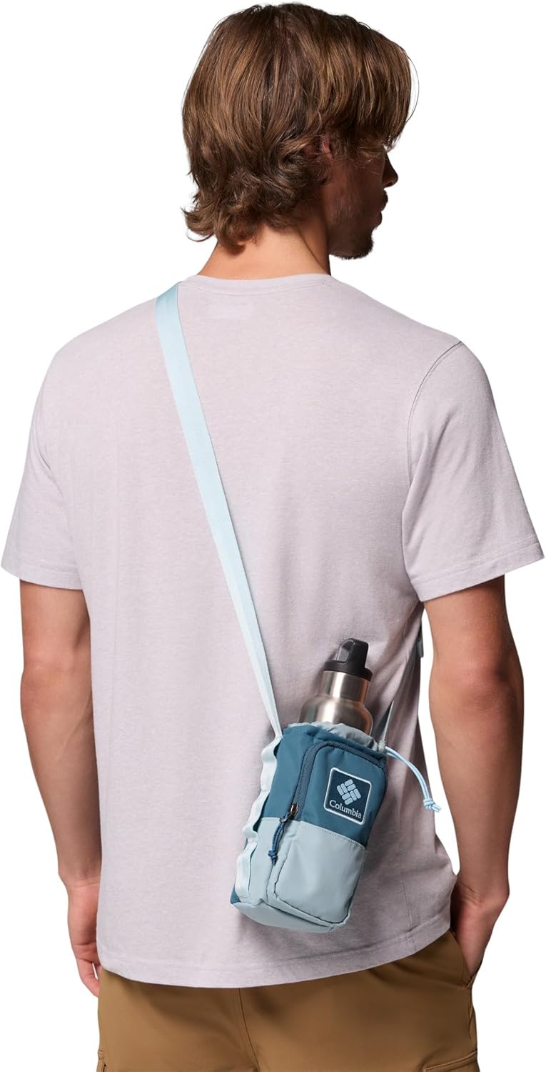 Columbia Unisex Trail Traveler Water Bottle Sling, Everblue/Crushed Blue/Marine Light, One Size