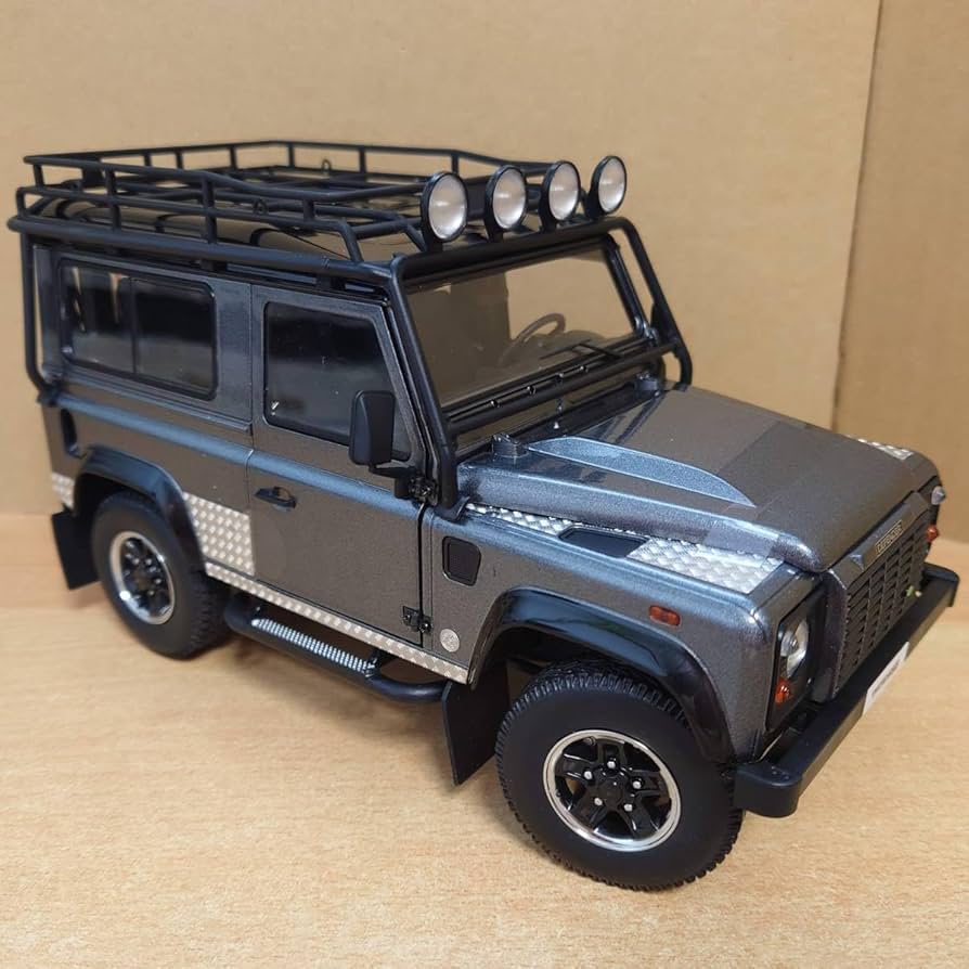 Amazon.co.jp: 1 18 ランドローバー ディフェンダー90 グレー