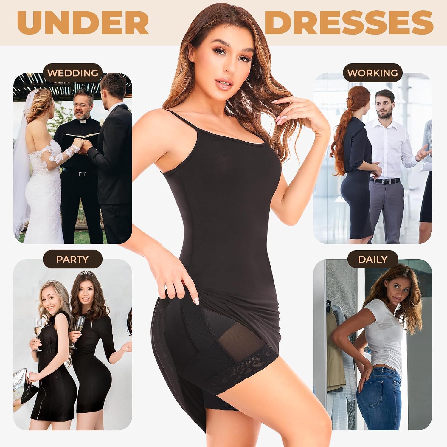 NaTen Padded Underwear for Women Removable Butt Pads Shapewear Butt-Lifting shapewear Lace Padded Body Shapewear