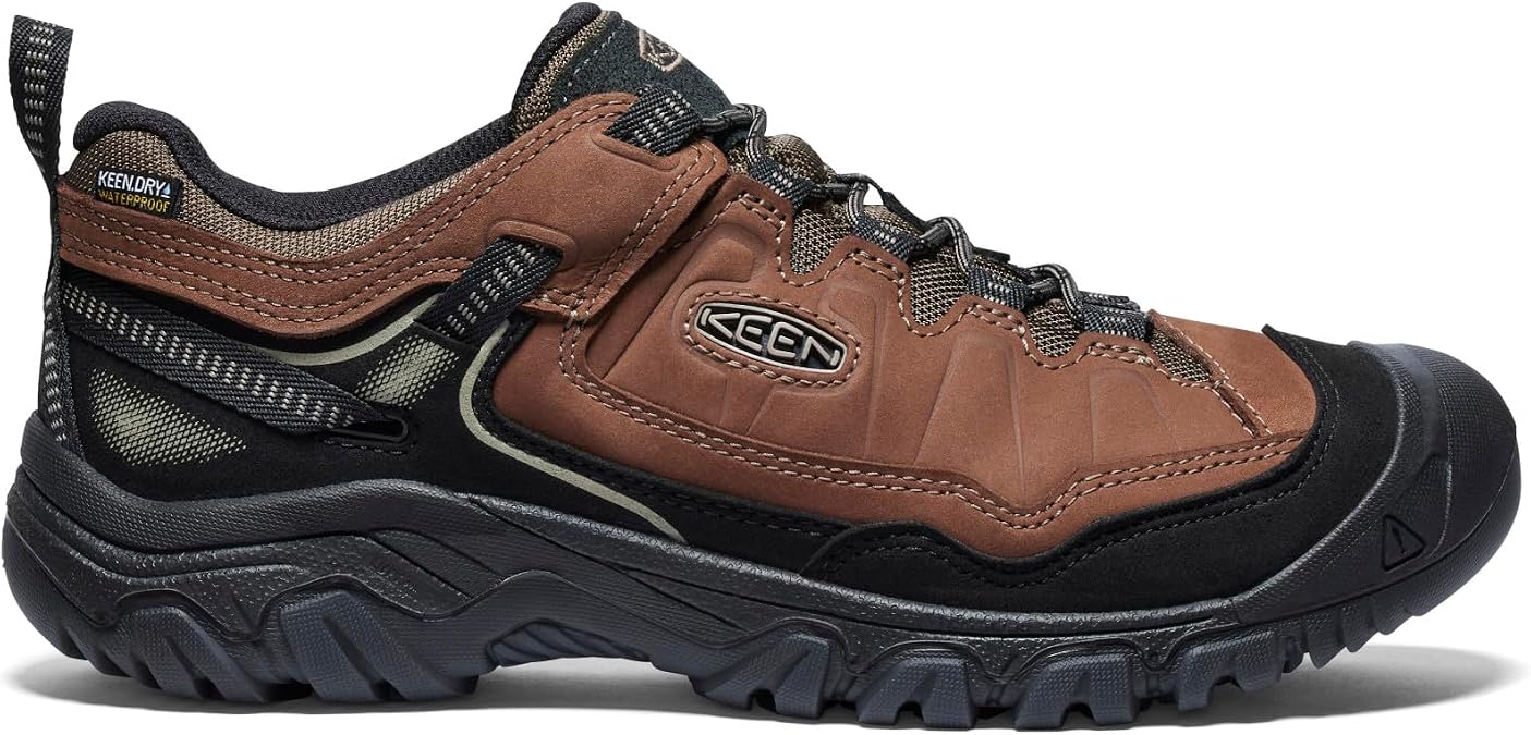 KEEN Men's Targhee 4 Low Height Durable Comfortable Waterproof Hiking Shoes