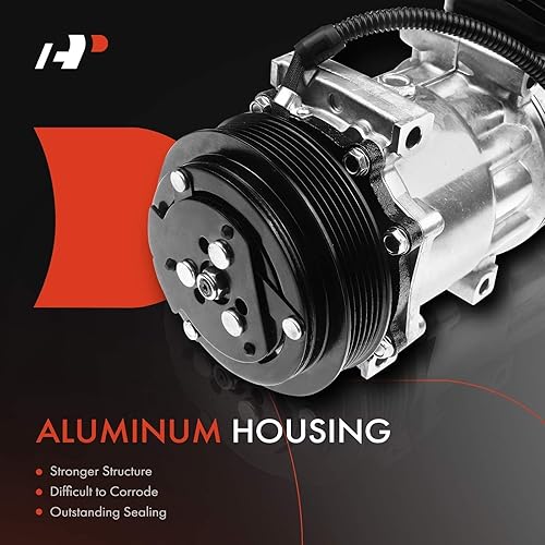 Miniatura 4 de A-Premium Compresor de aire acondicionado con embrague compatible con Kenworth C500 K100E T2000 T600A T800 y Peterbilt