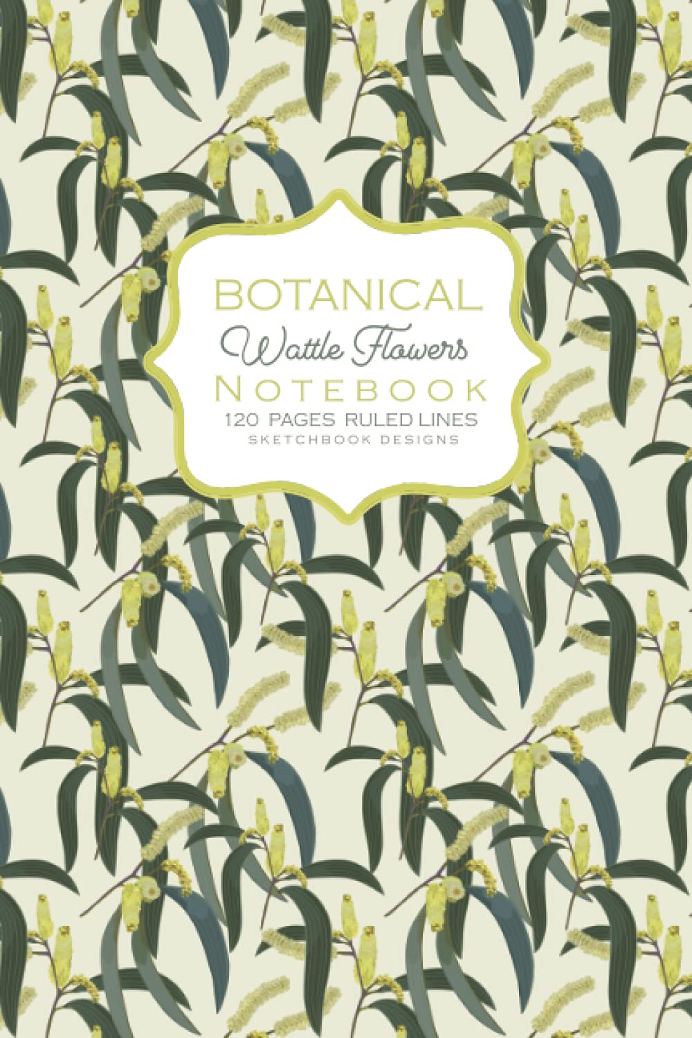 Independently published Botanical Wattle Flowers Notebook: Australian Native Flora Cover For Taking Notes, Making Lists And Staying Organized At Home, School Or Office.