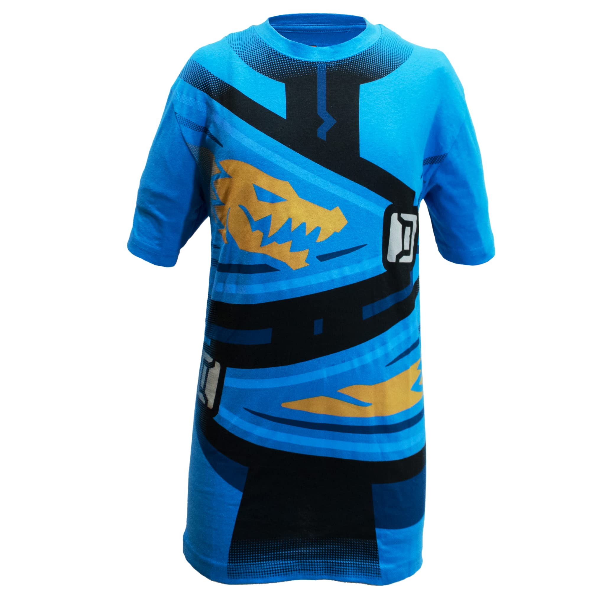 LEGO Boys' Ninjago The Legendary Ninja and Master of Fire Costume Tee, Blue, 10/12