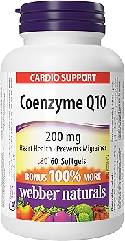 Webber Naturals CoQ10 for Heart Health and Cellular Energy