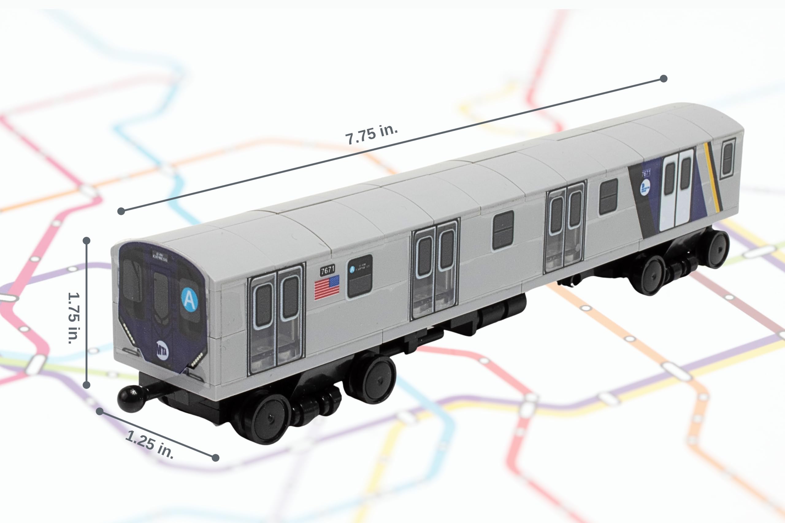 Amazon.com: Daron MTA NYC Subway Car Buildable Train Set