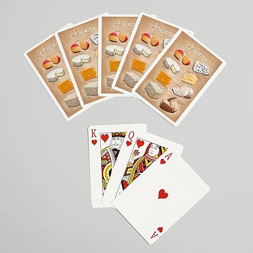 Miniatura 7 de Lantern Press Variedades de queso (52 cartas de juego, baraja de cartas de tamaño póquer con comodinos)