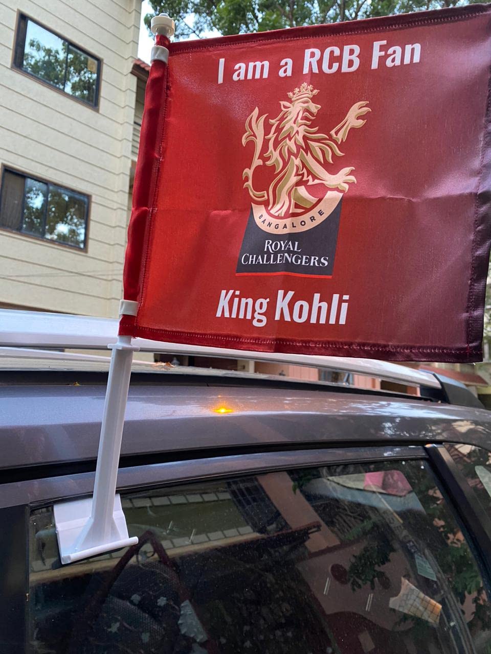 |RCB Car Window Flag - Window Car Flag. Flag comes with sturdy pole (B0C4TFPLPP) Amazon Price History, Amazon Price Tracker