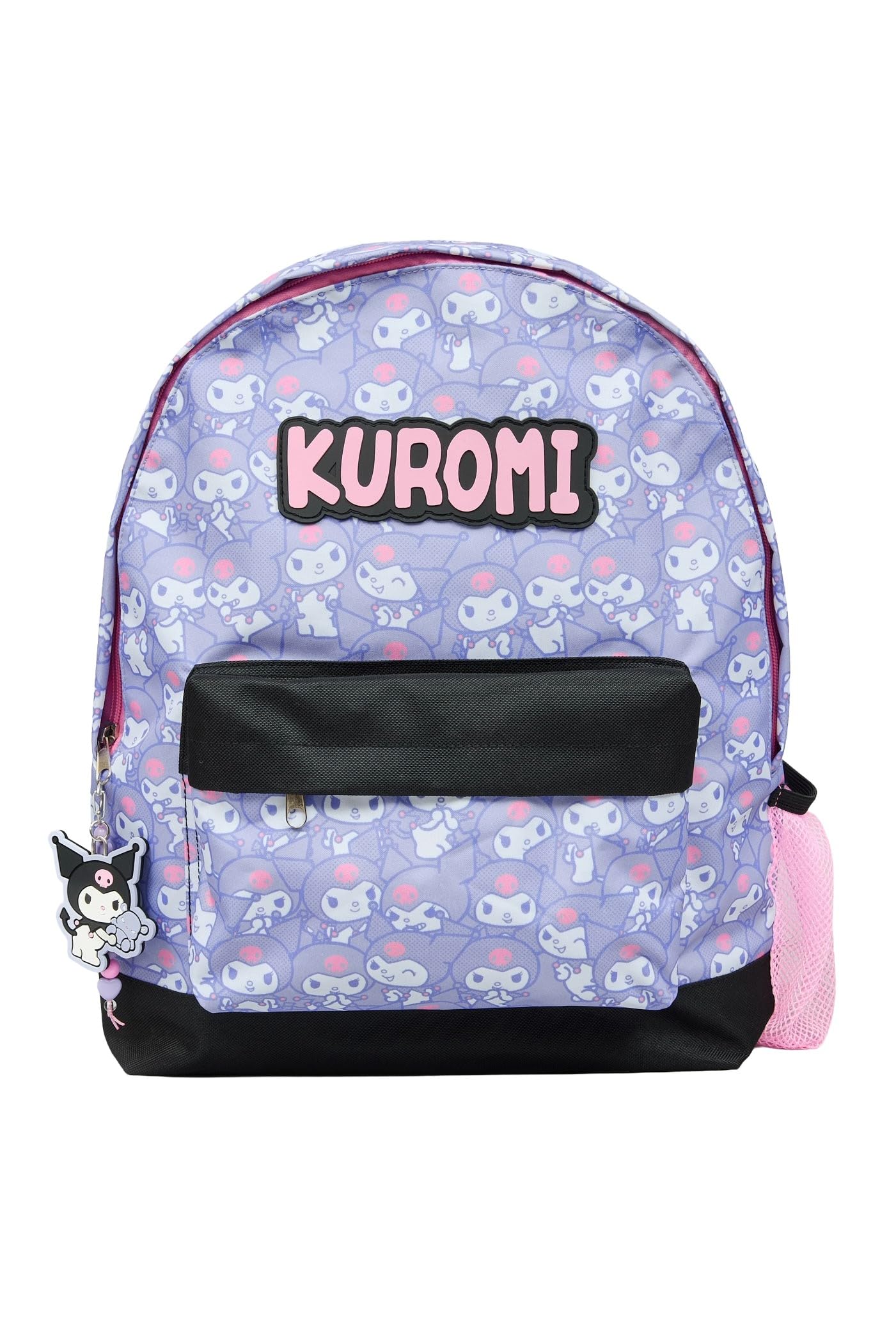 Hello Kitty Kuromi Girls School Backpack | Teens And Kids Travel Rucksack With Charm | Cute Anime Bag Sanrio Gifts