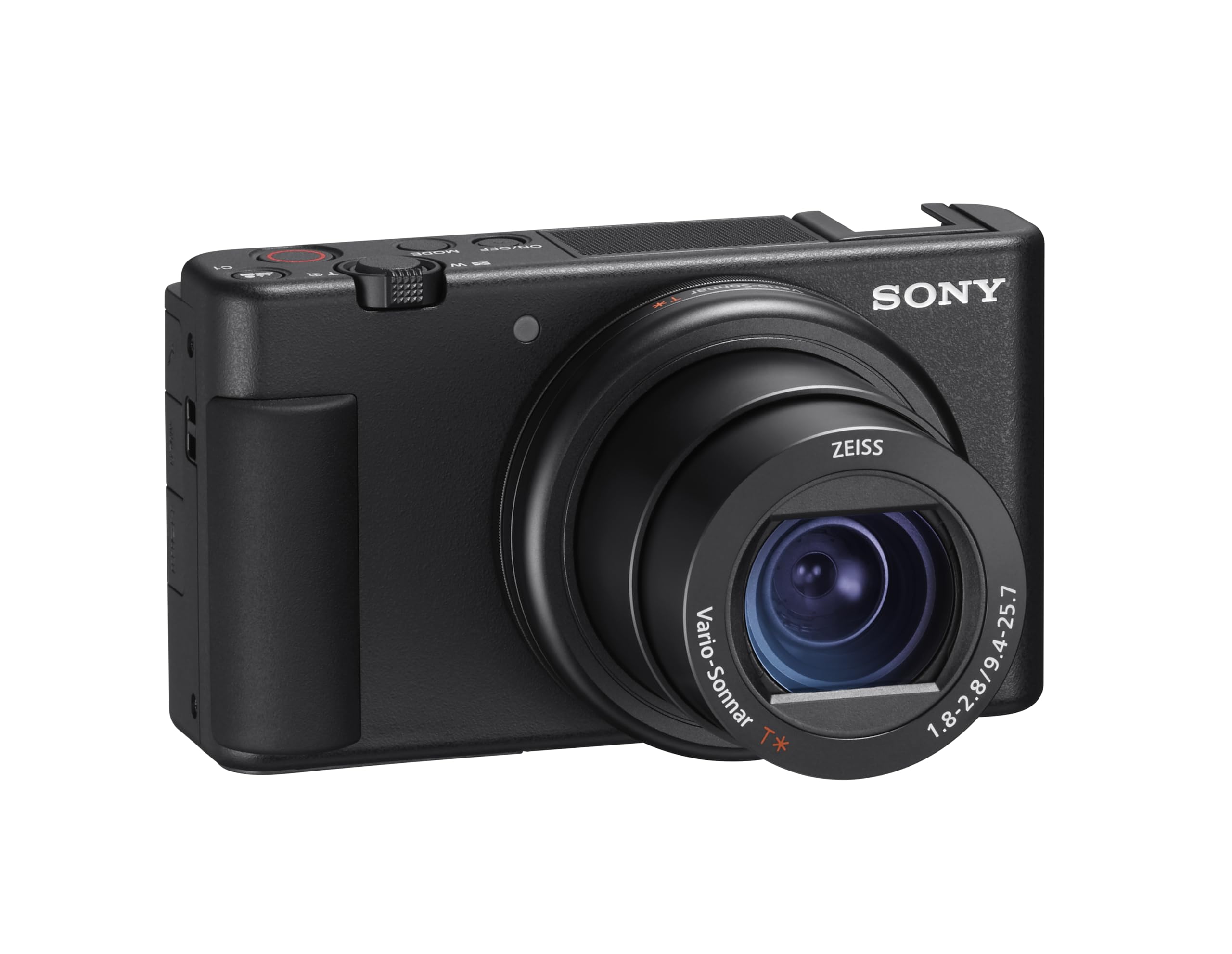 Sony ZV-1 Premium Kompaktkamera (1" Sensor, 24-70mm F1.8-2.8, 4K Video, Augen-Autofokus, neigbares Display, für Fotos und Videos)