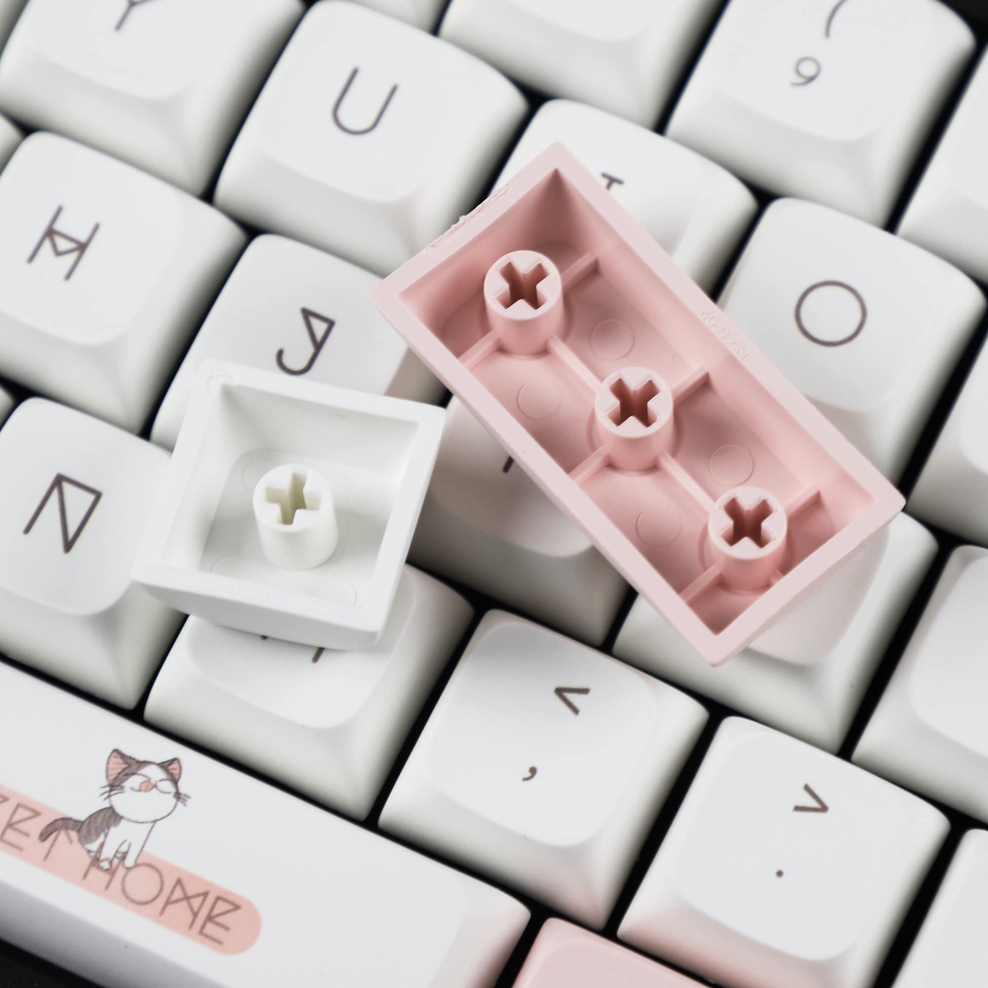 Amazon | YMDK ZDA プロファイル 136 キー チス 猫 5面 染色 昇華型