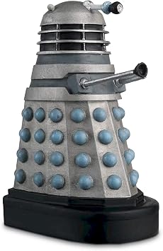 Eaglemoss Doctor Who Figurine Collection Silver Drone Dalek Hand Painted 1:21 Scale Collector Boxed Model Figure #BD2