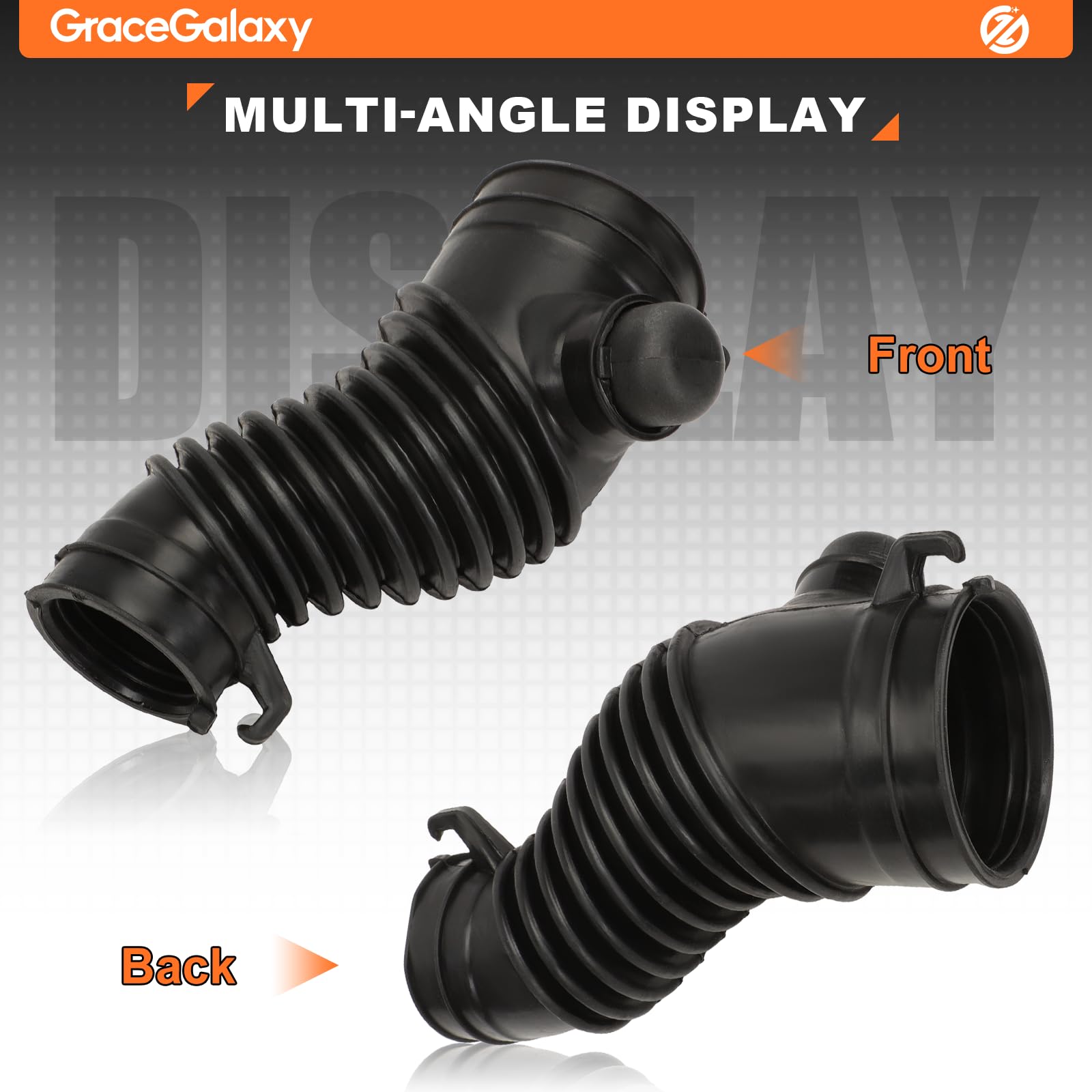 GraceGalaxy Tubo di aspirazione dell'aria per CR-V 2.2 Diesel 2010-2012 17228-RFW-G02 17228-RFW-G01, 17228RFWG01