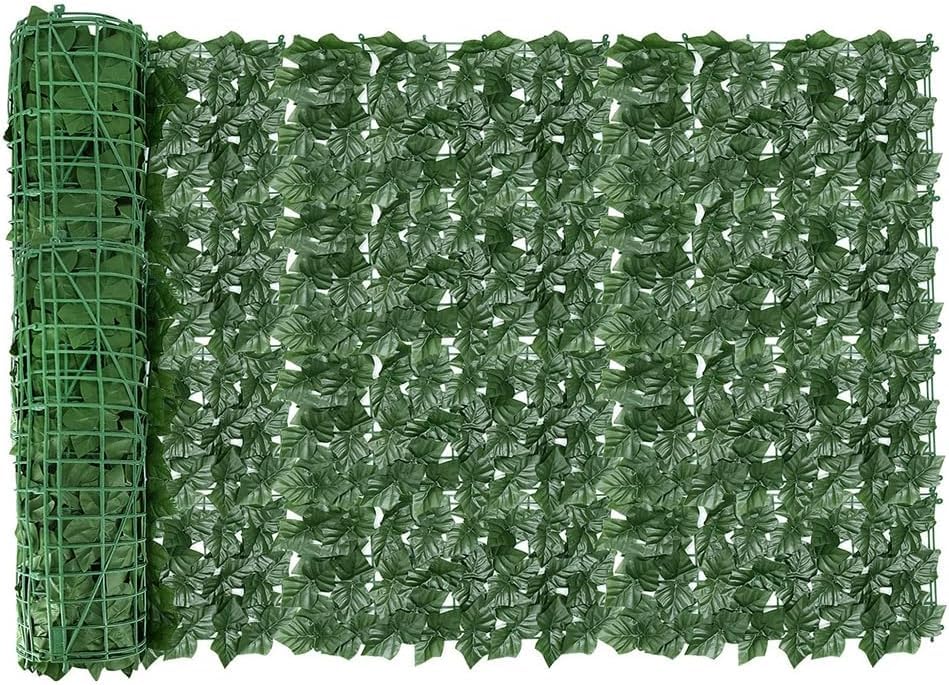 3M Roll Artificial Hedge Garden Fake Ivy Leaf Privacy Fence Screening Wall Panel