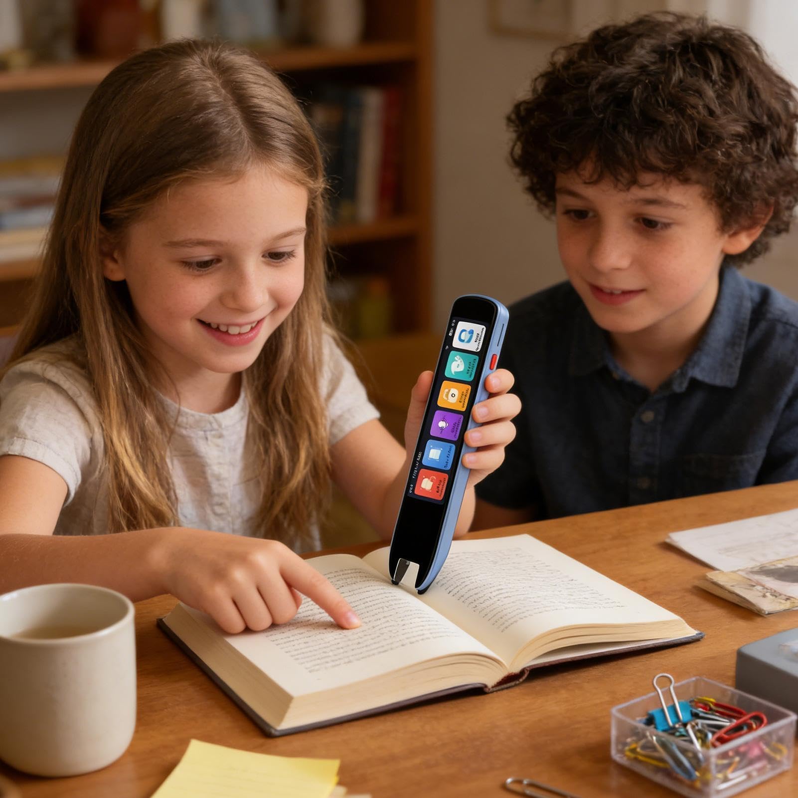 Genérico Lápiz Inteligente IA | Dispositivo Portátil con IA para Lectura Inteligente - Herramienta de Oficina y Traducción,para Aprendizaje en Casa, Escuela, Viajes y Universidad