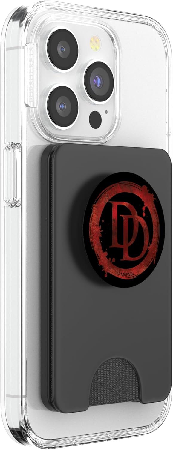 Marvel The Defenders Daredevil Logo PopSockets PopWallet for MagSafe