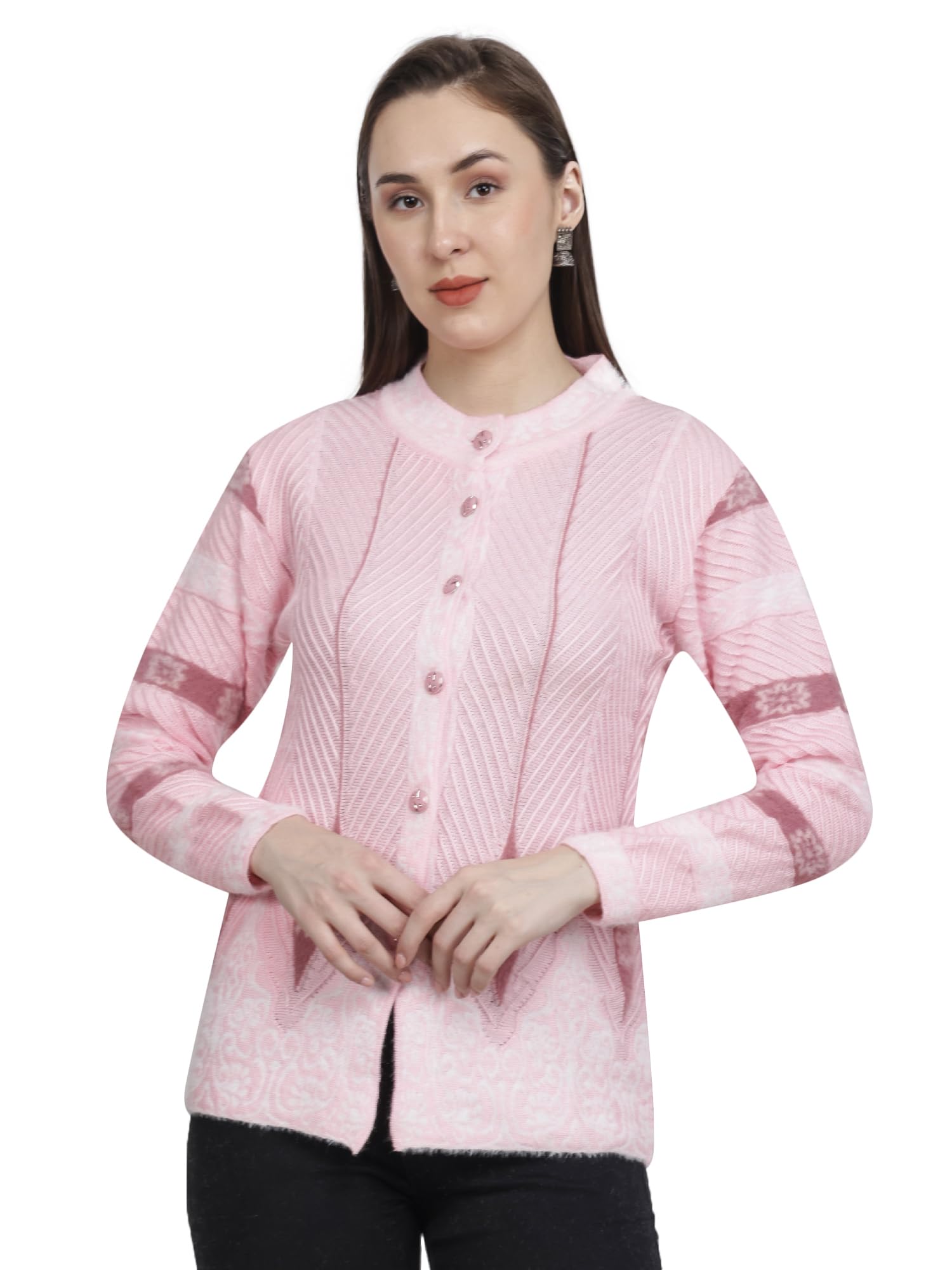 chatanya Womens Full Sleeve Winter wear Cardigan Sweater-picture-36