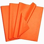 Bobobag 100 Sheets 20X14 Orange Tissue Paper for Gift Bags,Halloween Dec, Autumn Thanksgiving, Arts Craft Party Favor Decoration