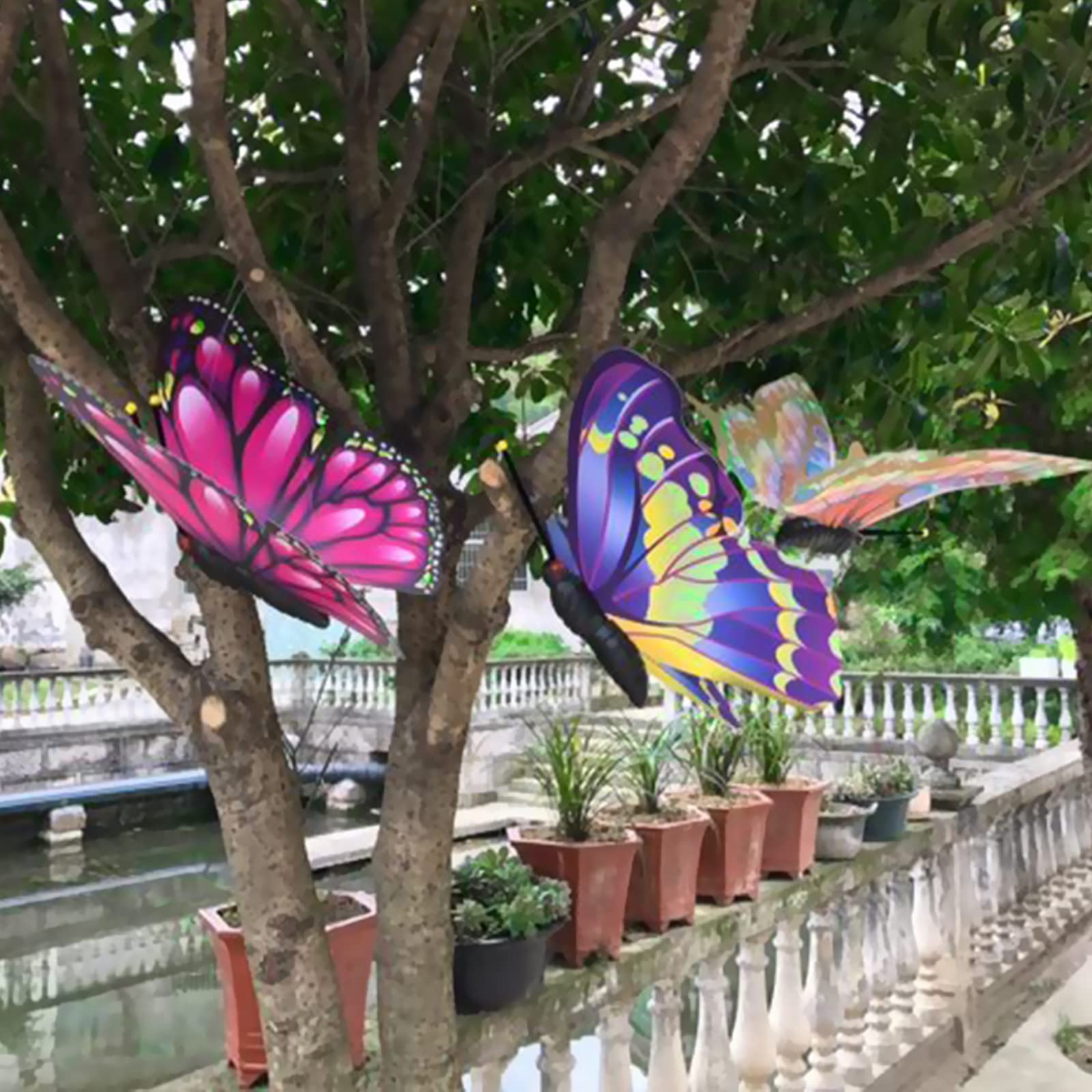 Il Poster Di Farfalle Svolazzando. Farfalle. Decorazione Di Farfalle E - Foto 8