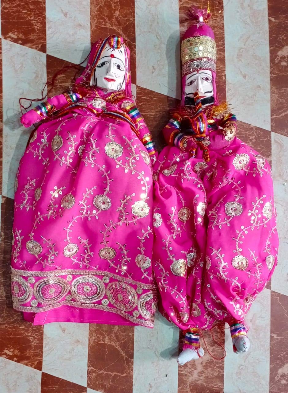A.N Treasure Rajasthani Puppets (Kathputli) Rajasthani Handicraft