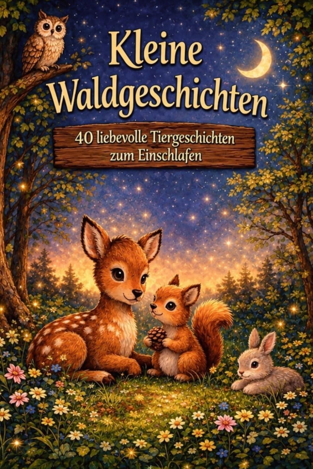 Kleine Waldgeschichten: 40 liebevolle Tiergeschichten zum Einschlafen