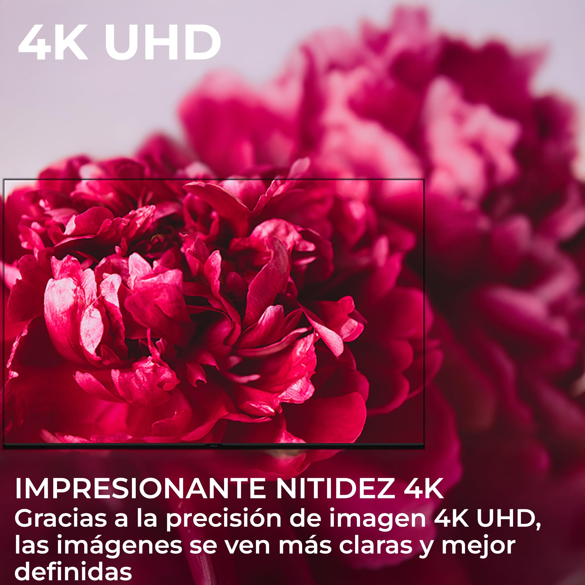 Haier K85 4K UHD 55" H55K85GUX, Smart TV con Google TV, Chromecast, Dolby Audio, HDR10, MEMC, AI Picture Quality, Bluetooth 5.1, Gaming Accelerator 120Hz, USB 2.0 x 2, DBX TV, HDMI 2.1 x 4 [2026]