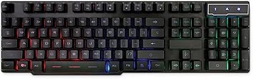 Smart Gear Rainbow Mechanical Gaming Keyboard and Mouse and Headphones Combo, Smart Gear PC Gaming Bundle (STG-6677-KB)