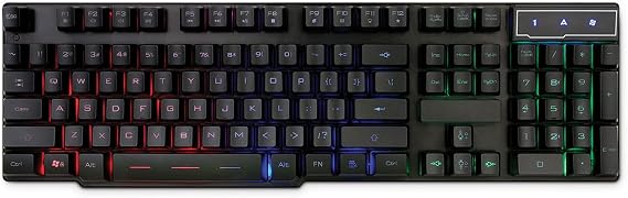 Smart Gear Rainbow Mechanical Gaming Keyboard and Mouse and Headphones Combo, Smart Gear PC Gaming Bundle (STG-6677-KB)