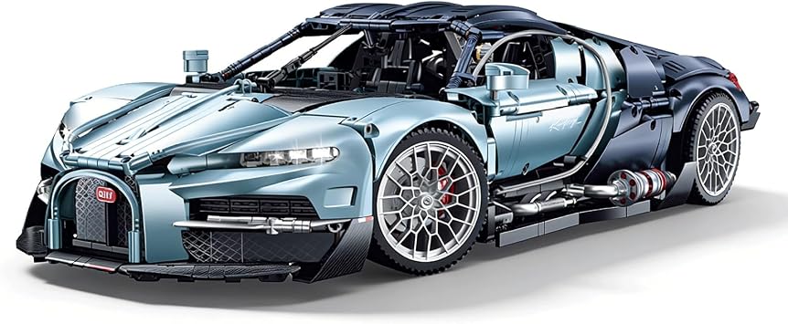V16 Hybrid Hypercar Advanced Sports Car Building Set, A-10648 | Building Toy for Adults Men, Ages 14+, 18 Scale Collectible Model Cars Kit, 3719 pieces, Large Vehicle, Gift for Birthdays