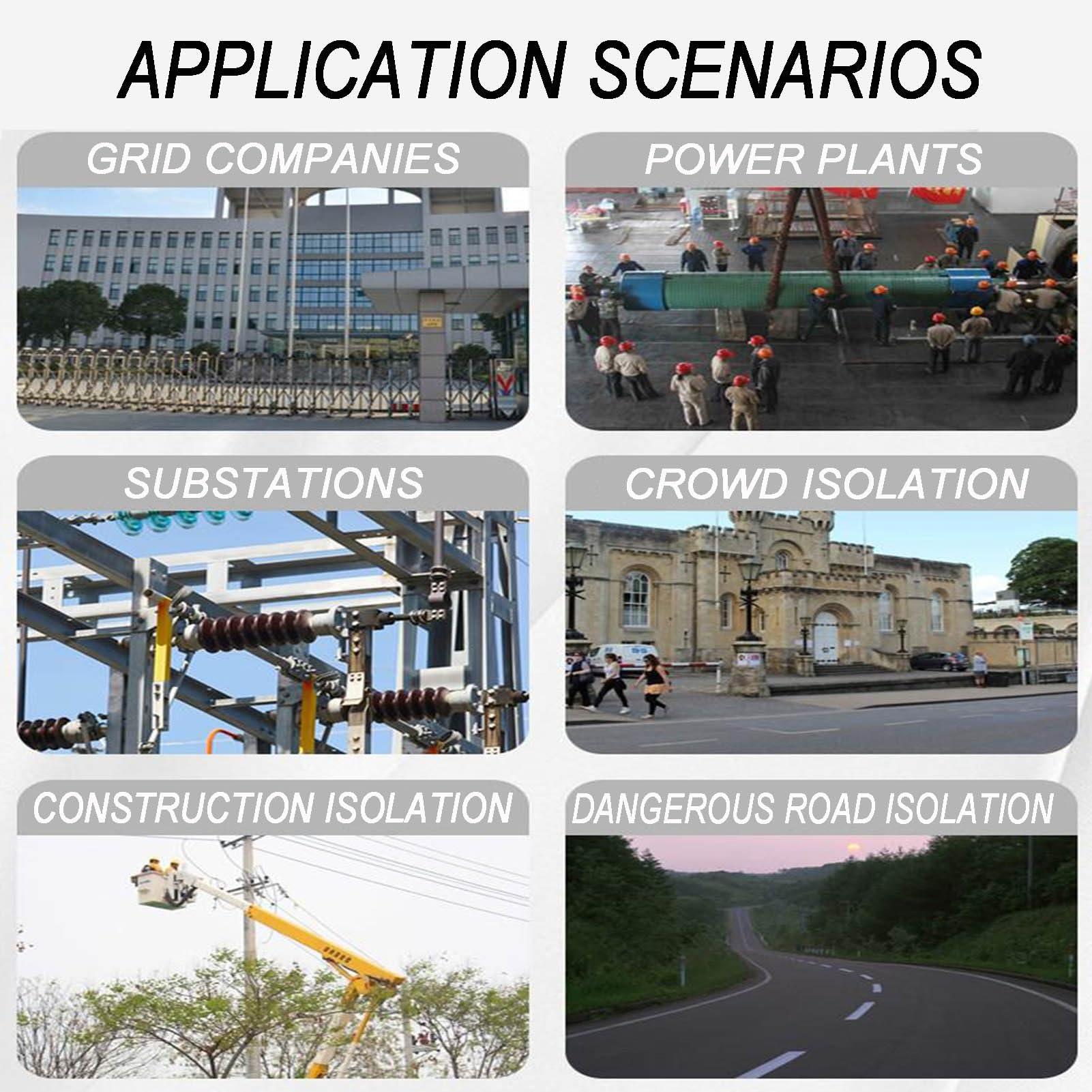Genérico Barrera de Seguridad retráctil - Valla de tráfico portátil, barandilla móvil para Uso Interior/Exterior, almacenes, Obras de construcción y aparcamientos (200 cm).