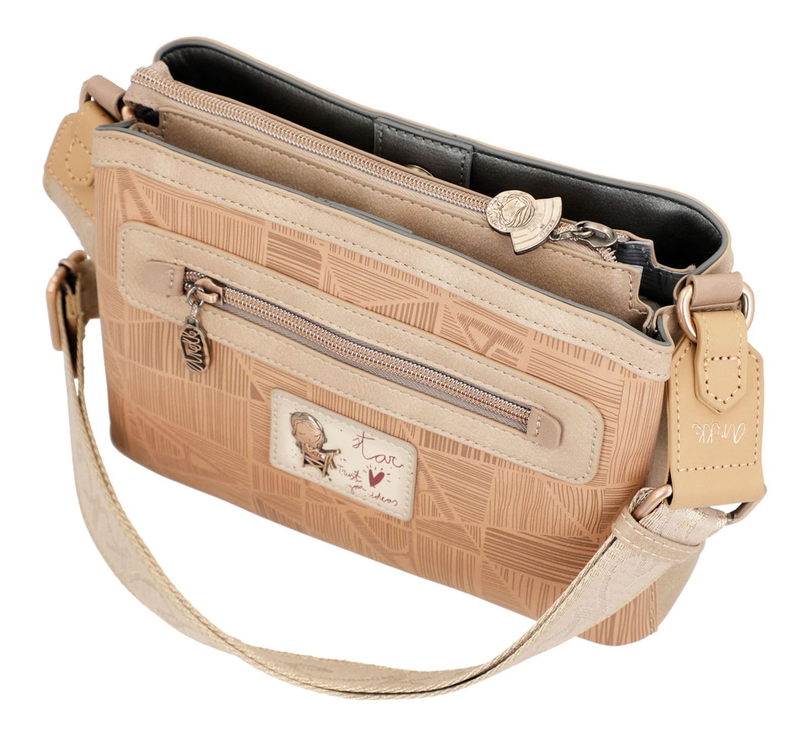 Anekke Hollywood Stars Crossbody Bag Multicolor