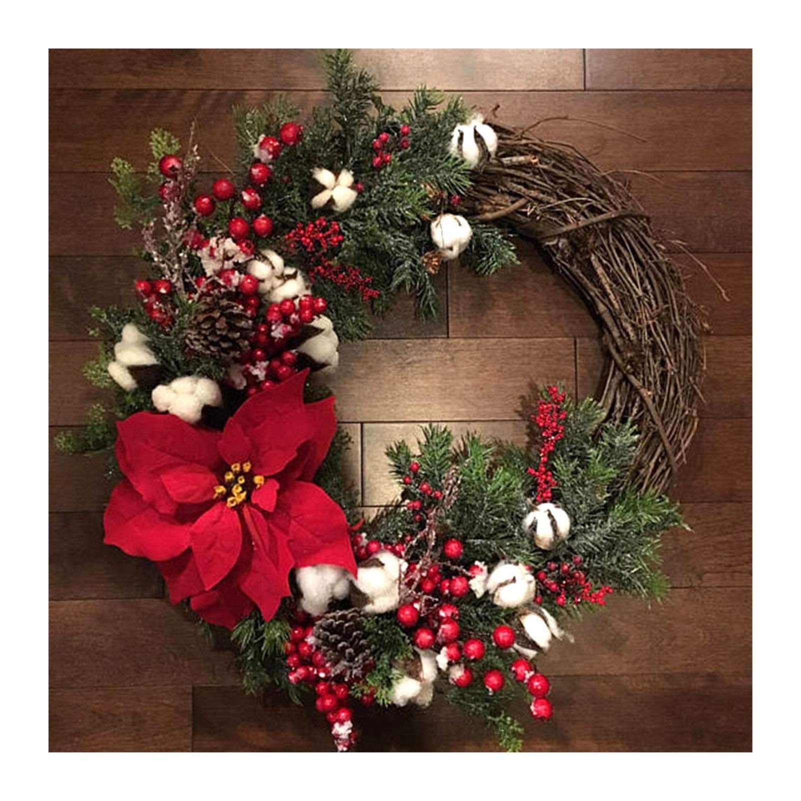 Guirlande de Noël et d'automne de porte artificielle pour vos fêtes de fin d'année
