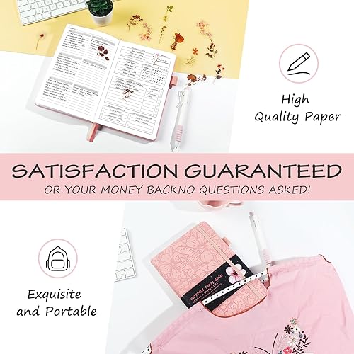 Miniatura 6 de Agenda semanal y mensual de lujo sin fecha para aumentar la productividad y alcanzar tus objetivos, cuaderno organizador de gratitud - Gestión del