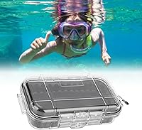 Vista 8 de POCREATION Funda rígida resistente a la intemperie, caja de almacenamiento hermética con almohadilla de goma desmontable, caja seca a prueba