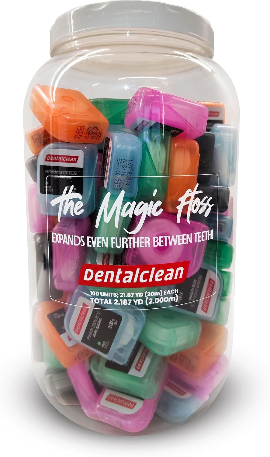 Dentalclean Helice Bow Dental Floss – Ultra-Gliding – Fresher Breath – 100 Count