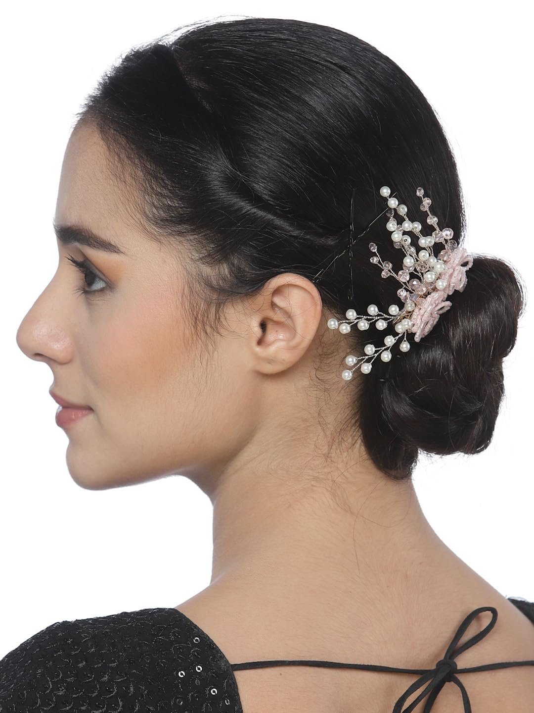 Vogue Hair Accessories White Comb Hair Clip For Girls And Women