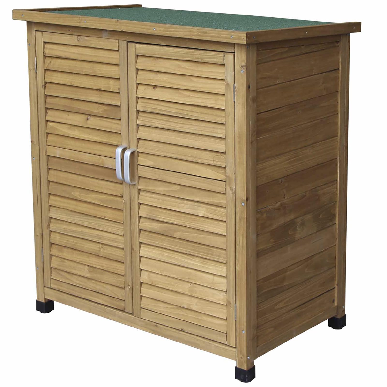 Actiasgear – Compact Wooden Garden Shed with Shelf | Outdoor Storage Unit for Tools, Equipment & Garden Essentials (870 x 565 x 950 mm)
