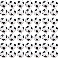 96 Pack Mini Soccer Stress Balls 2 Inch Foam Squeeze Toys Bulk for Kids Adults - Party Favors Stress Relief Soccer Games Carnival Rewards