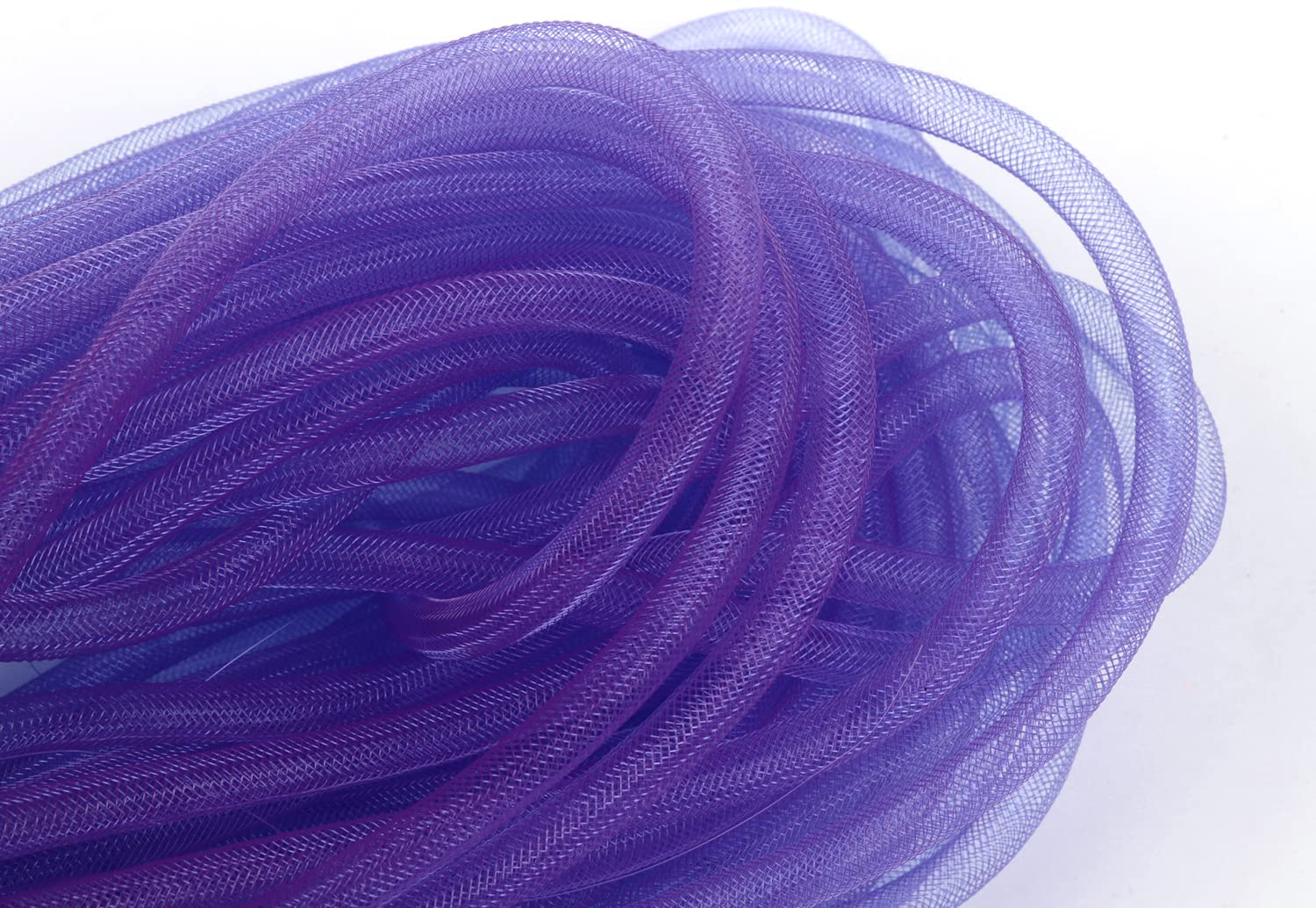 YYCRAFT One Roll 30 Yards Solid Mesh Tube Deco Flex voor kransen Cyberlox CRIN Ambachten 8mm 3/8 Inch (GEEN FOIL) - Neon Roze YYCRAFT One Roll 30 Yards Solid Mesh Tube Deco Flex voor kransen Cyberlox CRIN Ambachten 8mm 3/8 Inch (GEEN FOIL) - Neon Roze