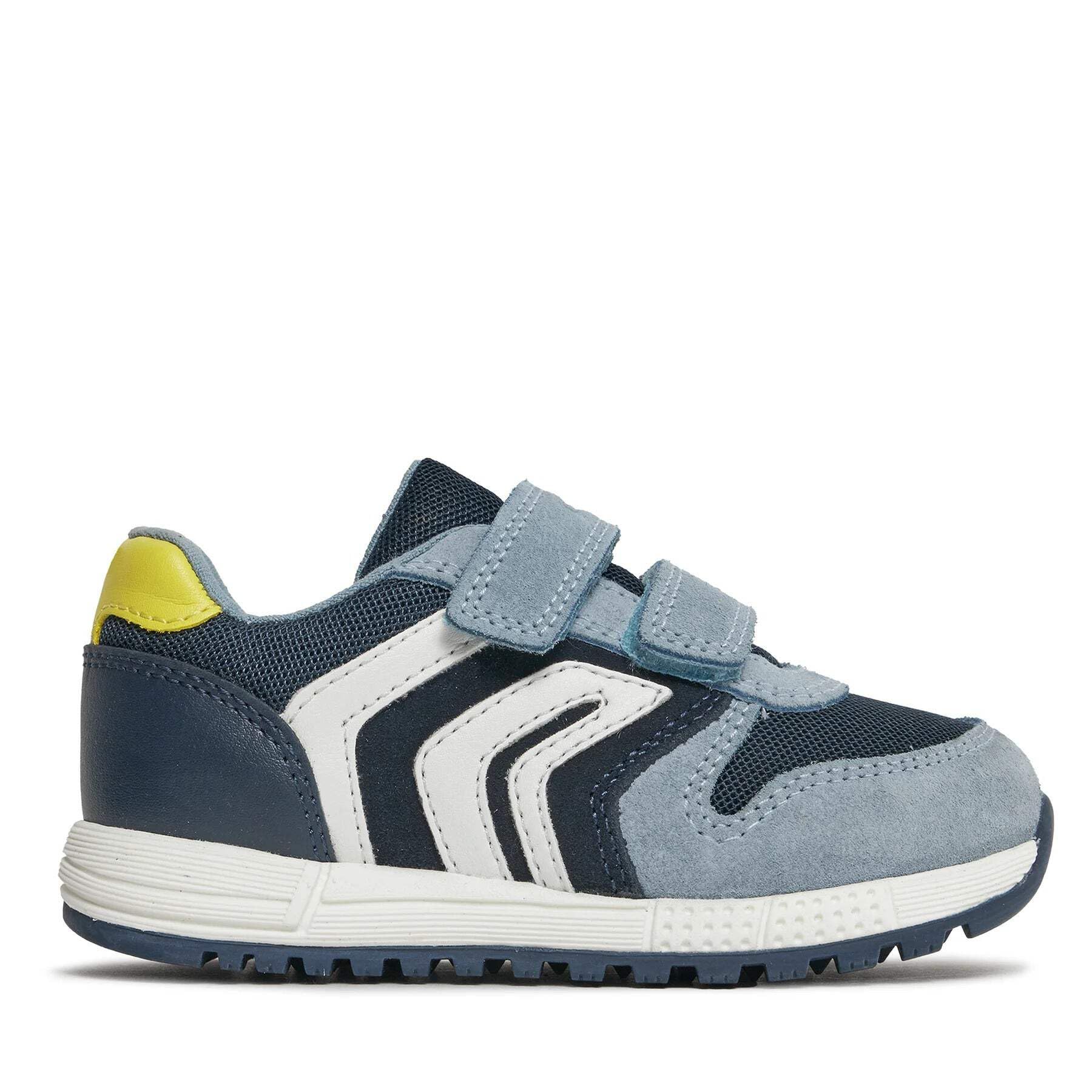 Geox Boys' B Albums Boy A Trainers, Lt Sky Navy, 4.5 UK Child