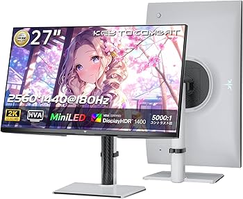 KTC 27インチ ゲーミングモニター WQHD 180Hz Amazon.co.jp: KTC 27インチ 湾曲ゲーミングモニター WQHD