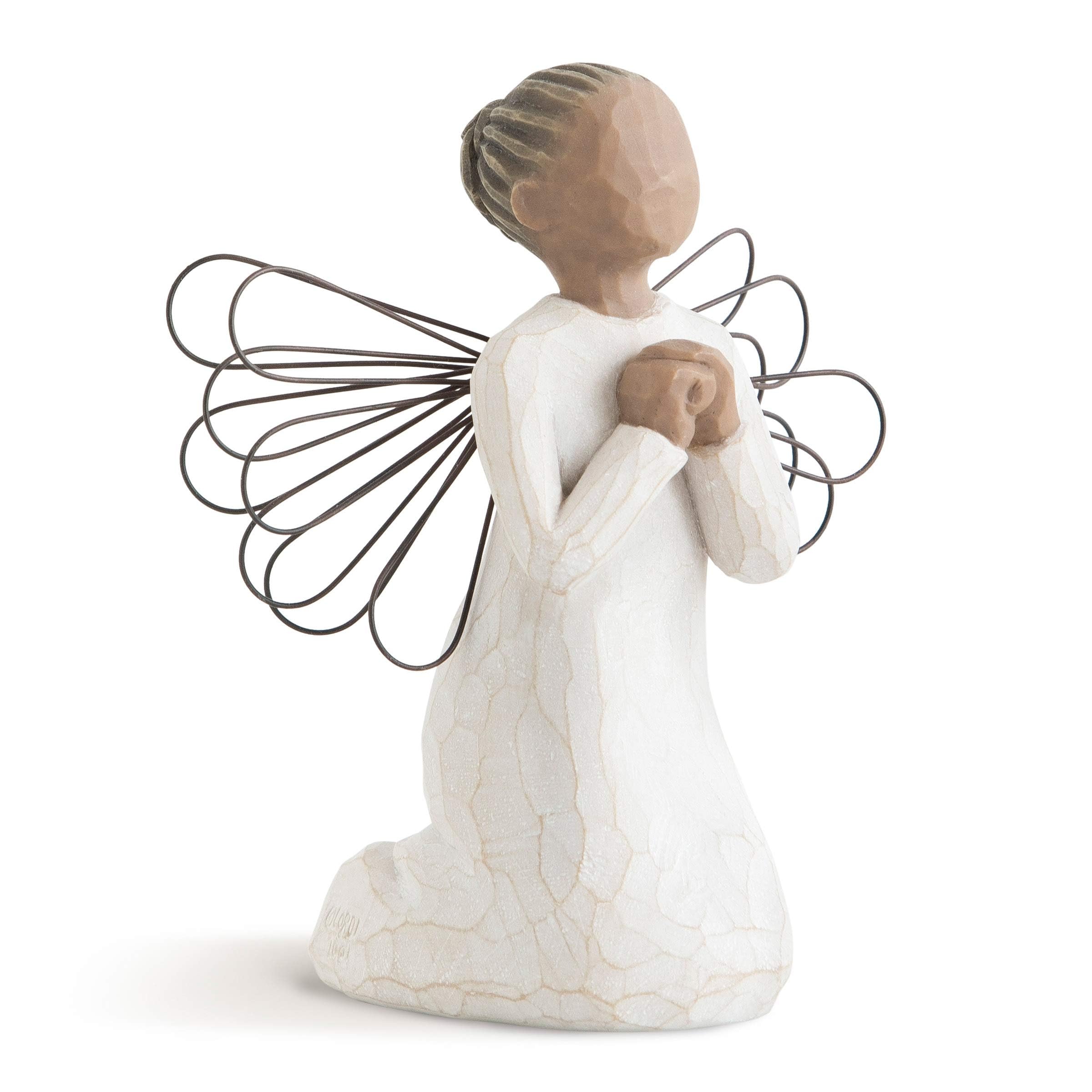 Willow Tree Natural Angel Of The Spirit, Sculpted Hand-Painted Figure