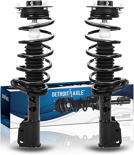 Miniatura 56 de Detroit Axle - 2 puntales delanteros para Chevrolet Aveo Aveo5 Pontiac G3 Wave, 2 puntales con suspensión de reemplazo de montaje de resorte