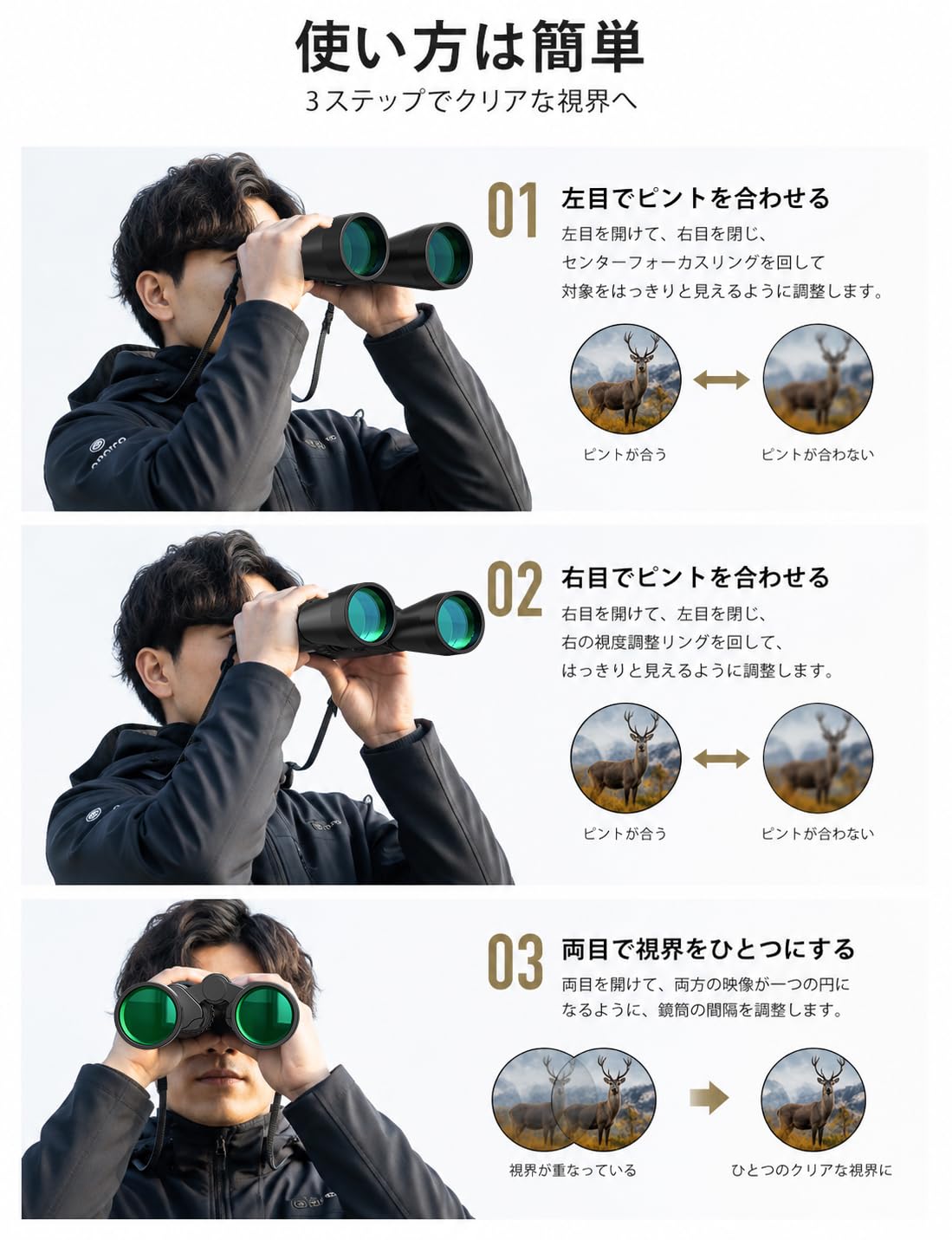 20x60 双眼鏡 高倍率 20倍60mm大口径明るい視界 BAK4プリズム FMC 全面多層コーティング 高透過率 防水防塵・天体観察・花火大会・スポーツ観戦・競馬・野鳥観察・旅行・収納ケース・日本語説明書付き